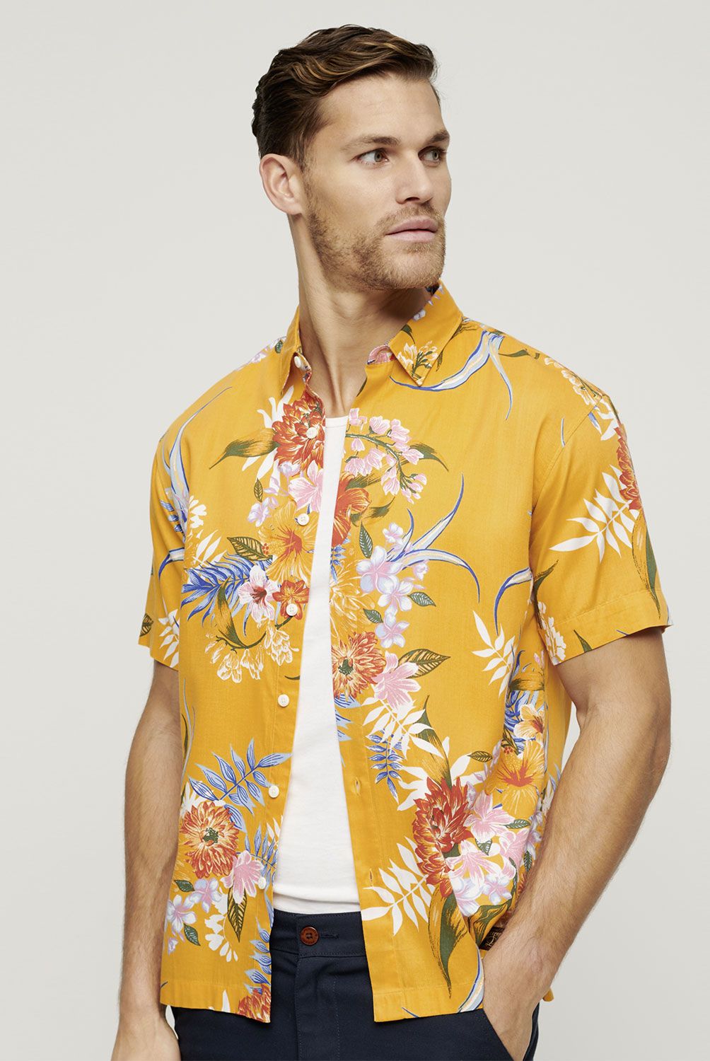 SUPERDRY - Camisa Hombre Superdry Estampado Floral