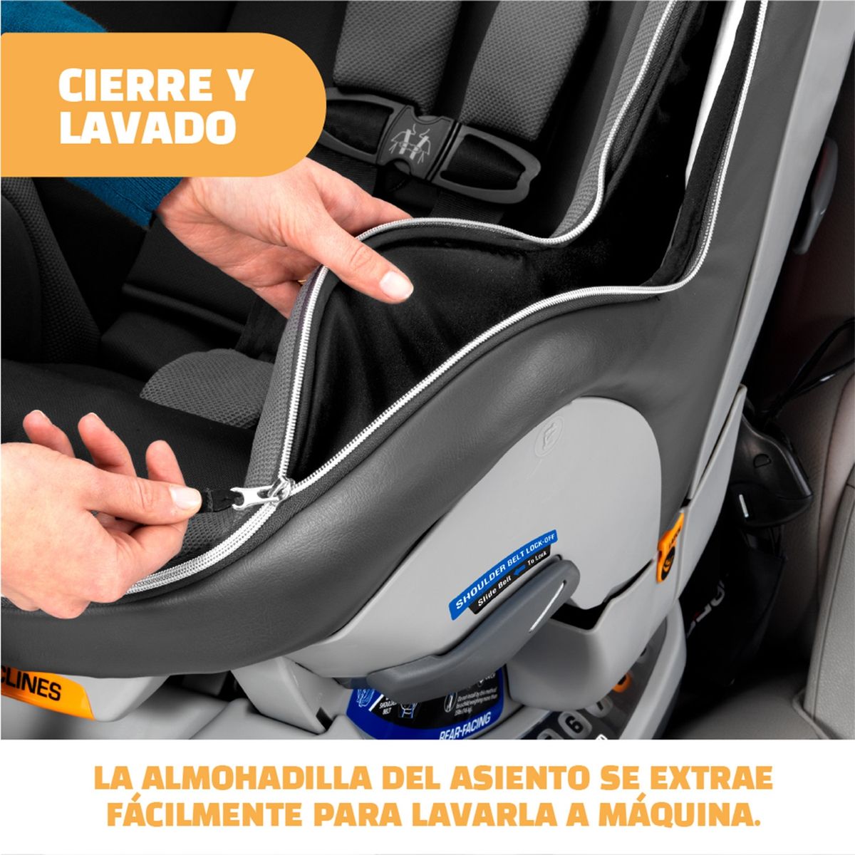 CHICCO - Silla Auto Convertible Nextfit Zip Carbon Chicco