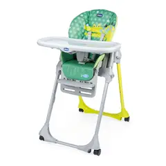 CHICCO - Silla De Comer Alta Polly Easy Cocodrilo