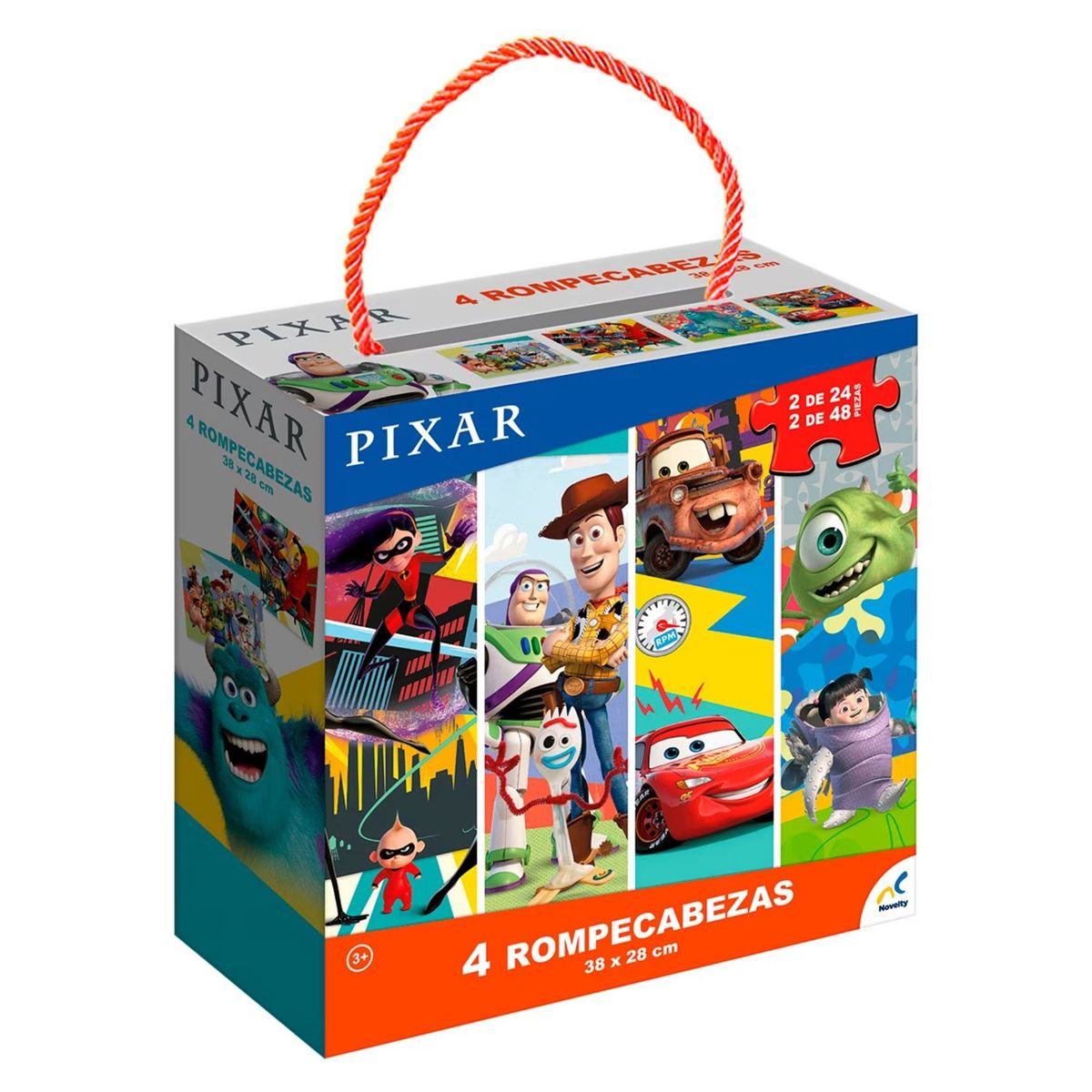DISNEY - Puzzle 4 1 Multi Pixar 60 Disney