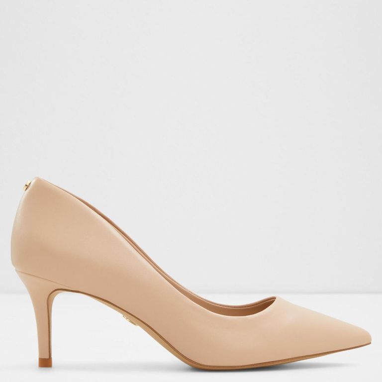 Stessylow Zapato Formal Mujer Cuero Beige