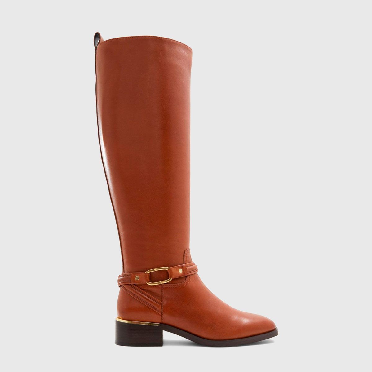 ALDO - Ocynwan Bota Cuero Café Mujer Aldo