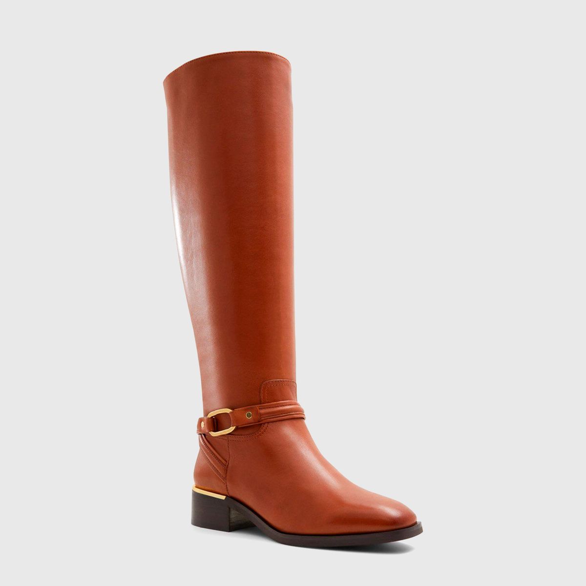 ALDO - Ocynwan Bota Cuero Café Mujer Aldo