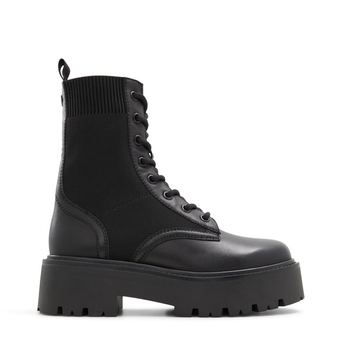 ALDO - Talaleryknit Botín Mujer Cuero Negro Aldo