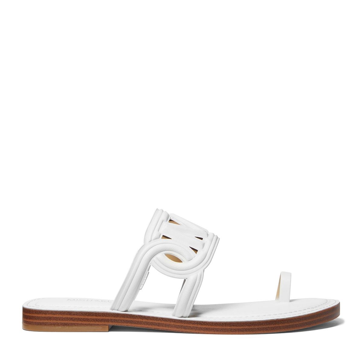 MICHAEL KORS - Sandalia Mujer Cuero Blanco Michael Kors