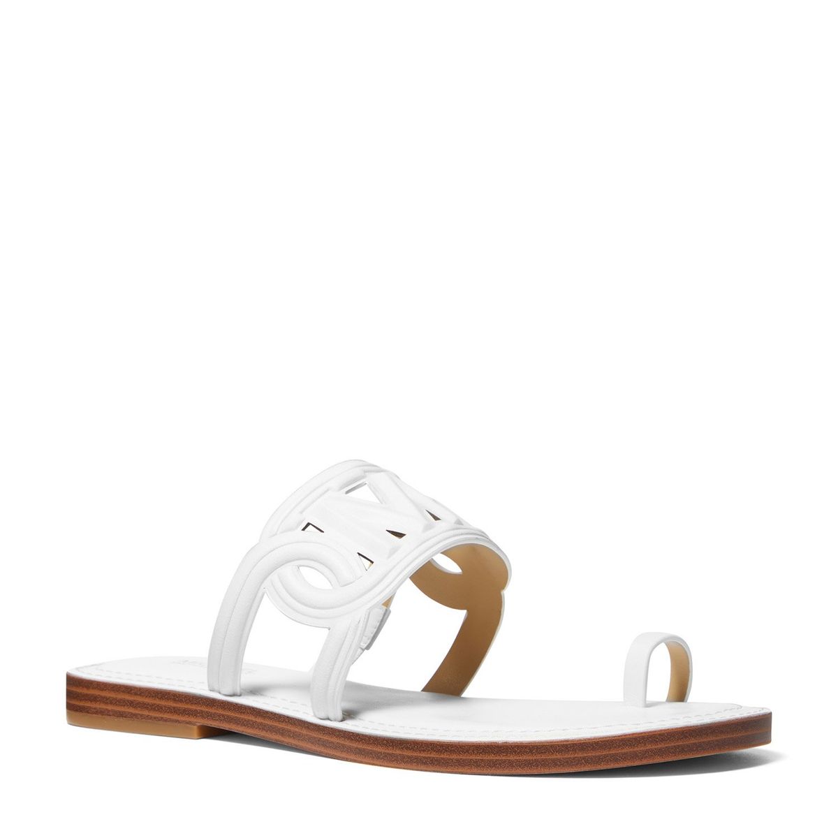 MICHAEL KORS - Sandalia Mujer Cuero Blanco Michael Kors