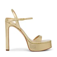 MICHAEL KORS - Sandalia Mujer Cuero Dorado