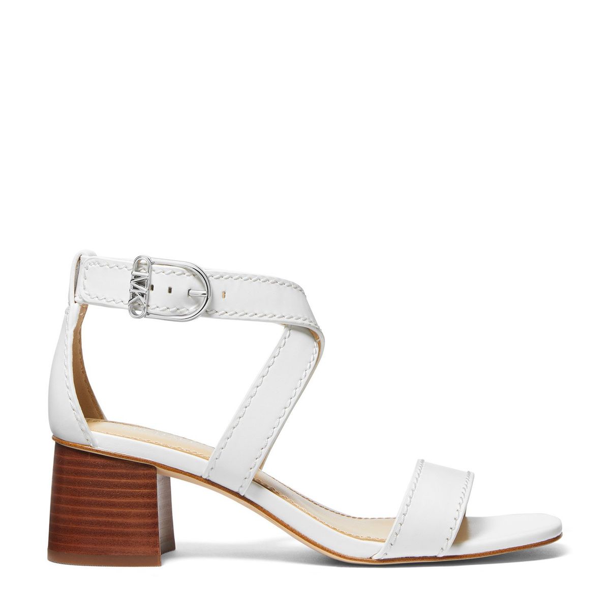 MICHAEL KORS - Sandalia Mujer Cuero Blanco Michael Kors