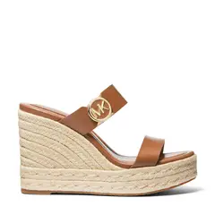 MICHAEL KORS - Sandalia Mujer Cuero Café