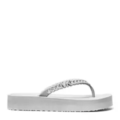 MICHAEL KORS - Sandalia de Plataforma Hawaianas Mujer Plateado
