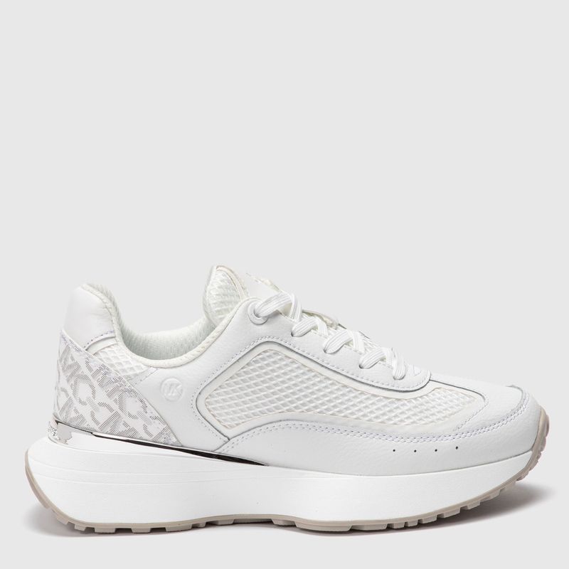 MICHAEL KORS - Zapatilla Urbana Mujer Cuero Blanco Michael Kors
