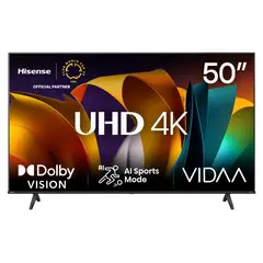 HISENSE - LED Smart TV 50" 50A6N 4K Ultra HD