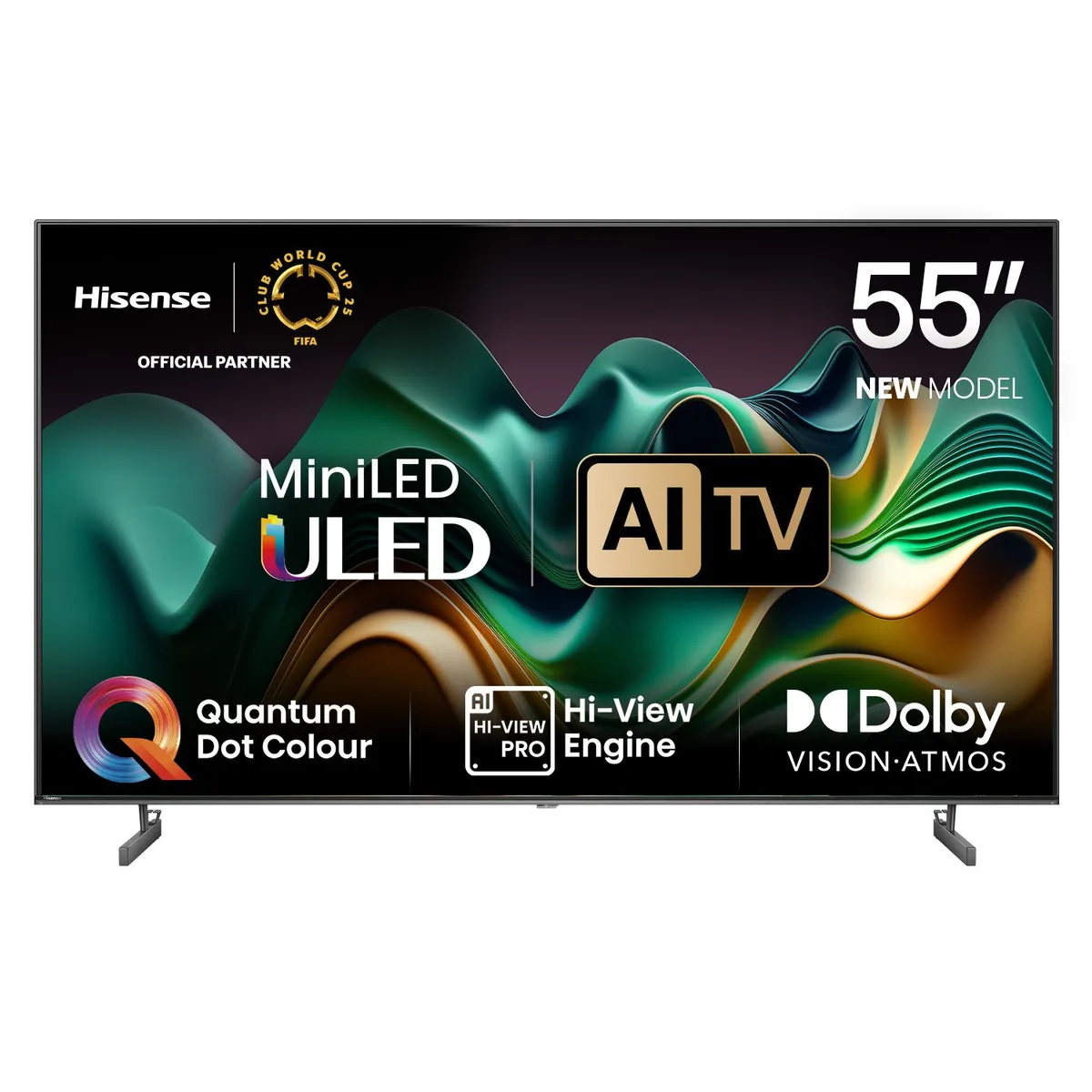 HISENSE - Mini LED Smart TV 55" 55U6N 4K Ultra HD Google TV Hisense