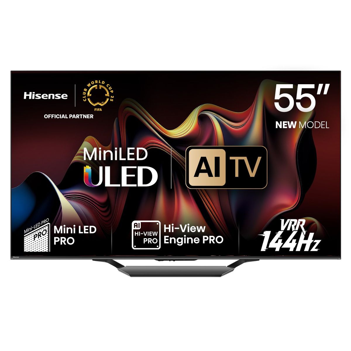 HISENSE - Mini LED Smart TV 55" U7N 4K Ultra HD Google TV 144 Hz Hisense