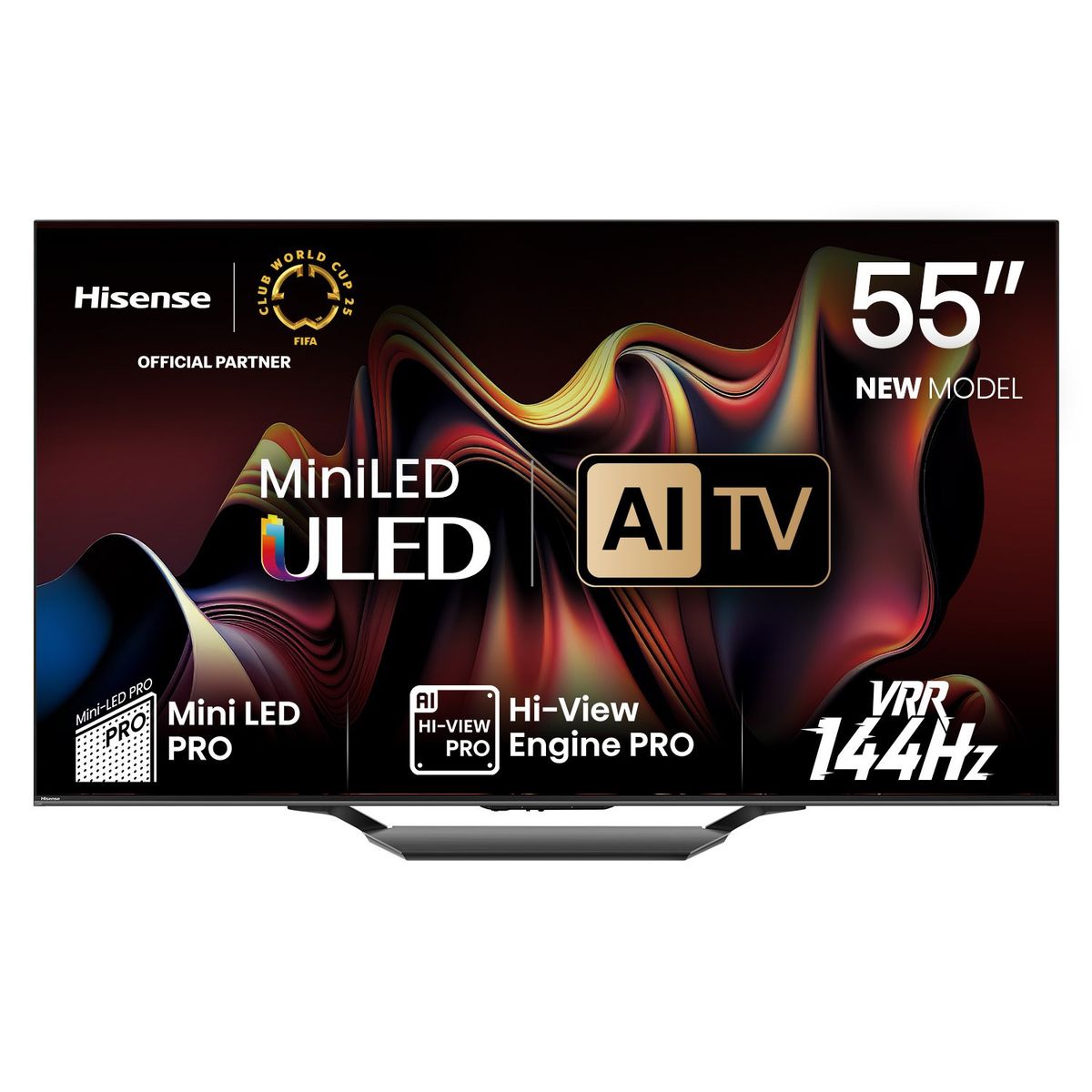 HISENSE - Mini LED Smart TV 55" U7N 4K Ultra HD Google TV 144 Hz Hisense