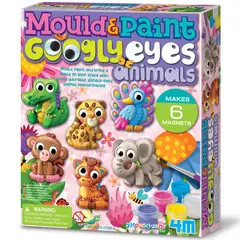 4M - Moldea Pinta Animales Ojos Moviles