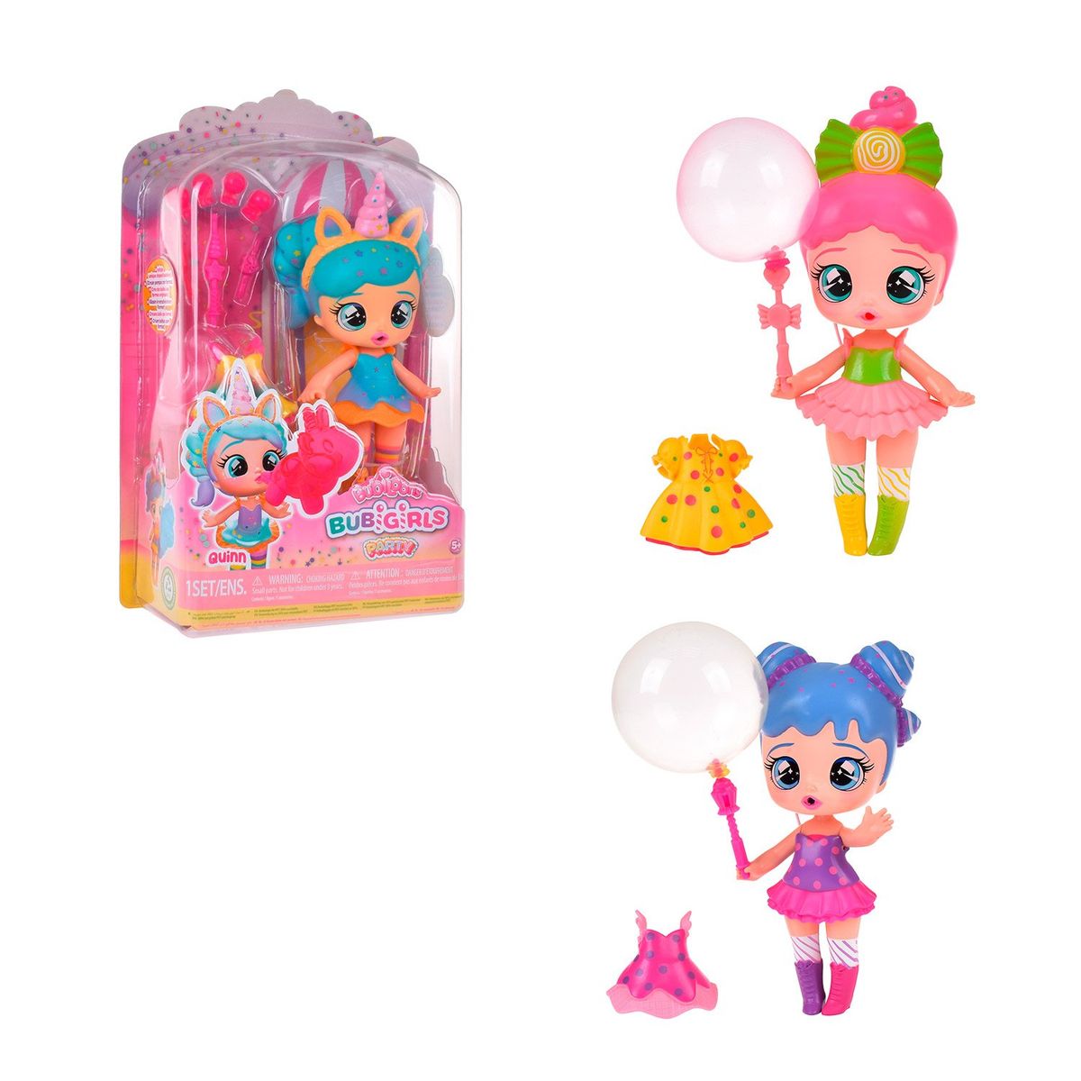 BUBILOONS - Muñeca Con Globos Y Accesorios