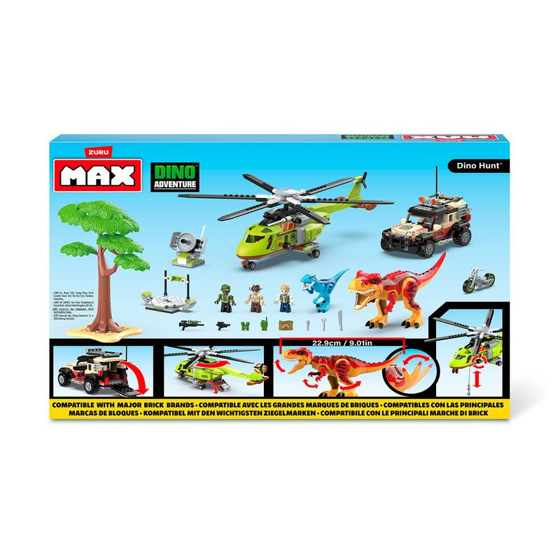 MAX - Set 571 Bloques Mas Dino Escap Max