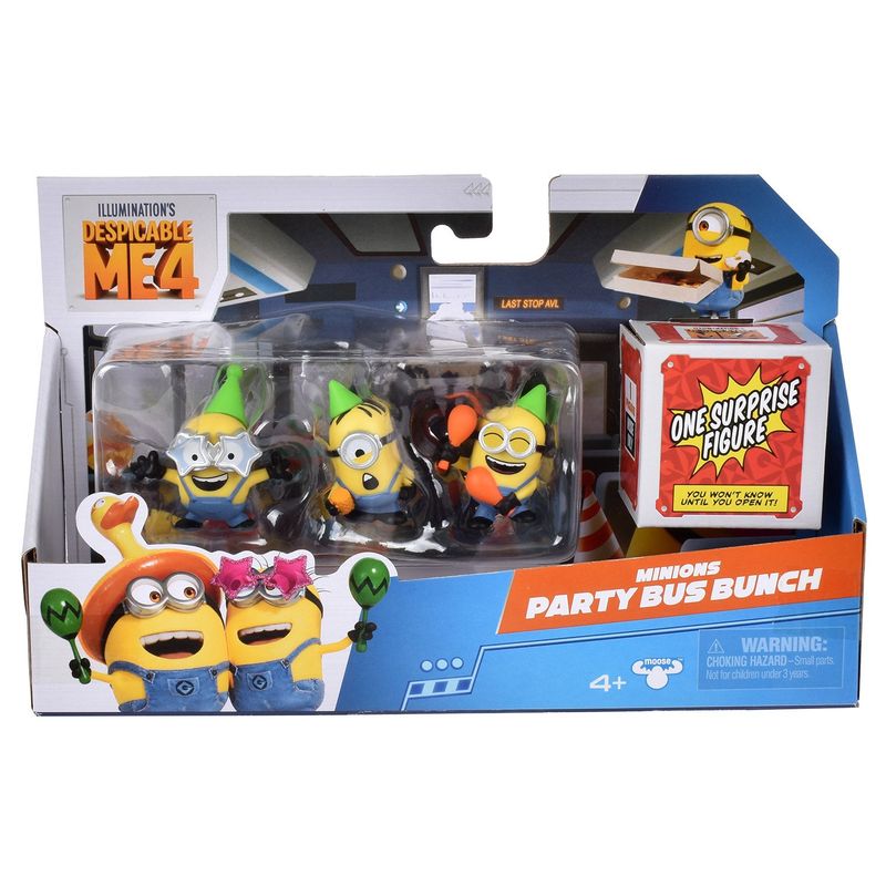 MINIONS - Pack 4 Figuras 5 cm Minions