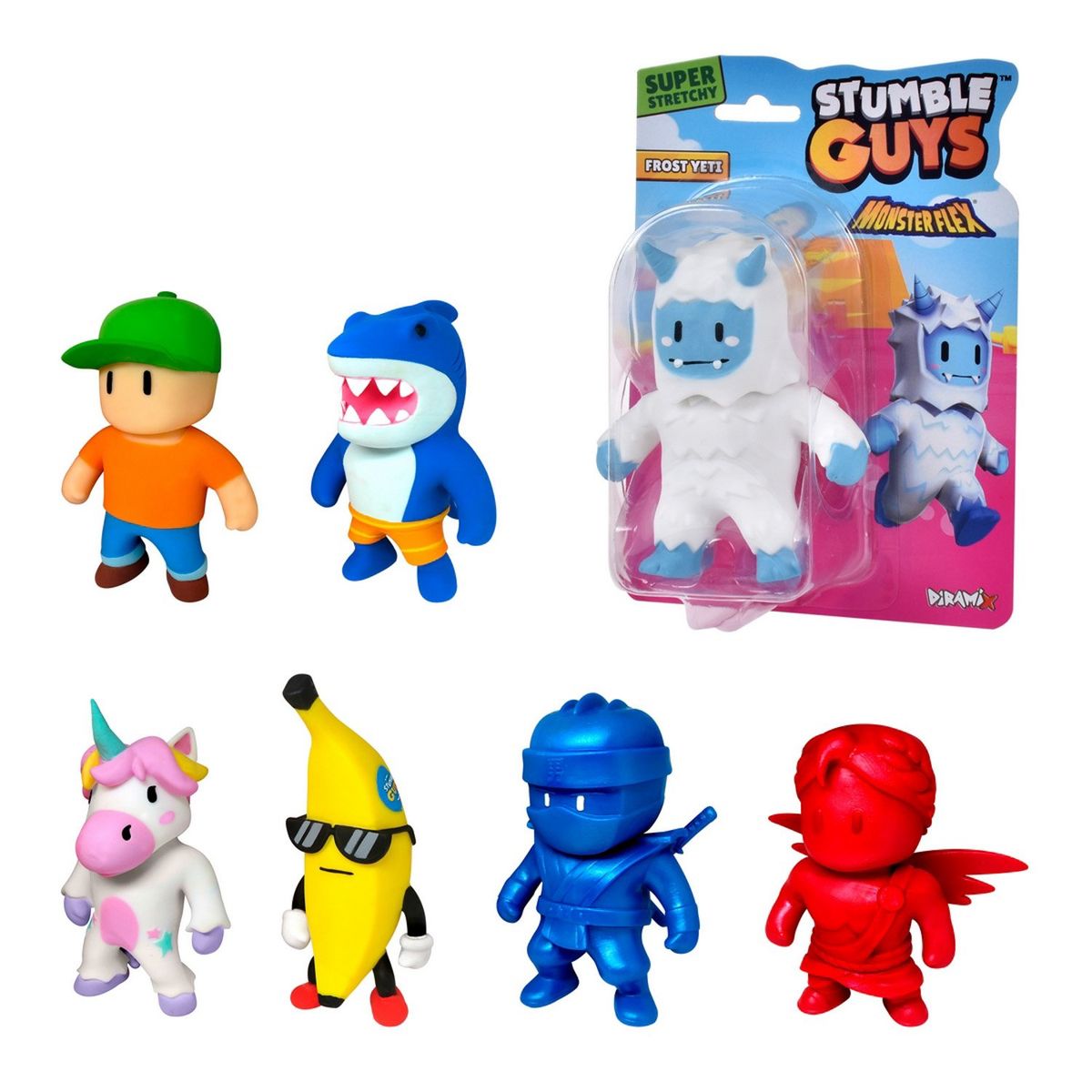 STUMBLE GUYS - Figura Strech de Goma de 15 cm Stumble Guys