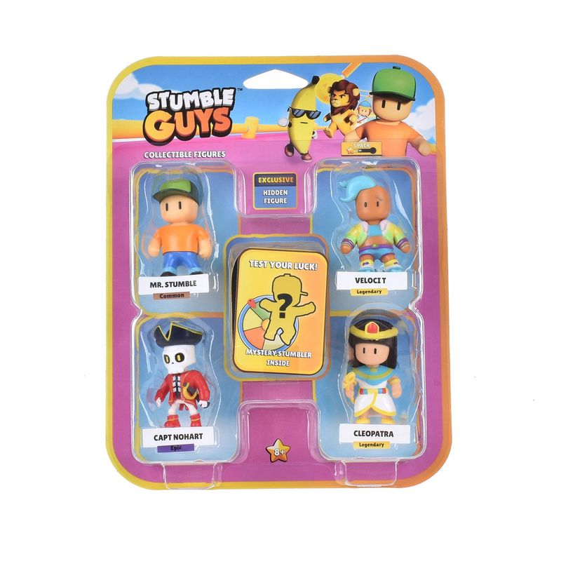 STUMBLE GUYS - Pack 5 Figuras 5 Cm Stumble Guys