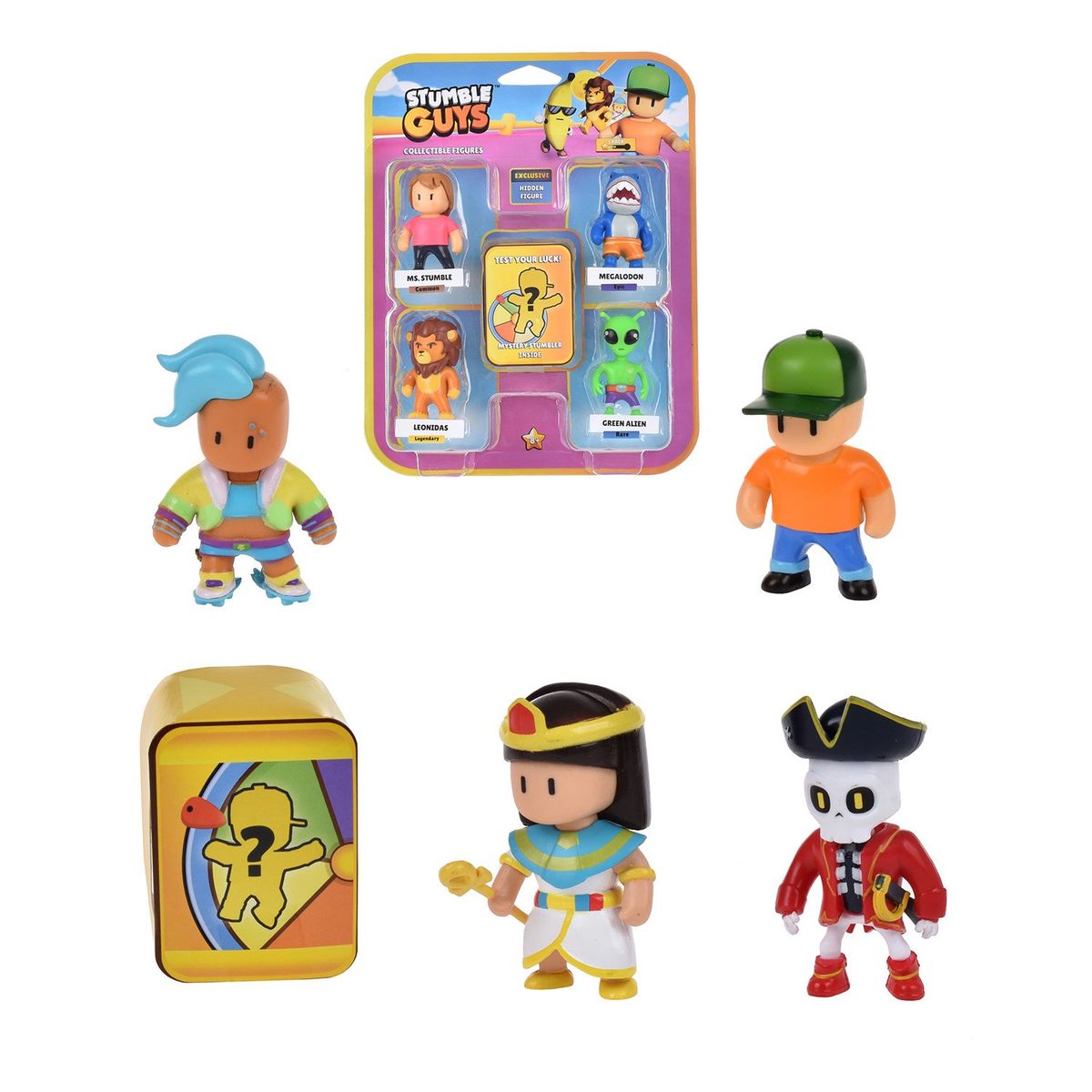 STUMBLE GUYS - Pack 5 Figuras 5 Cm Stumble Guys
