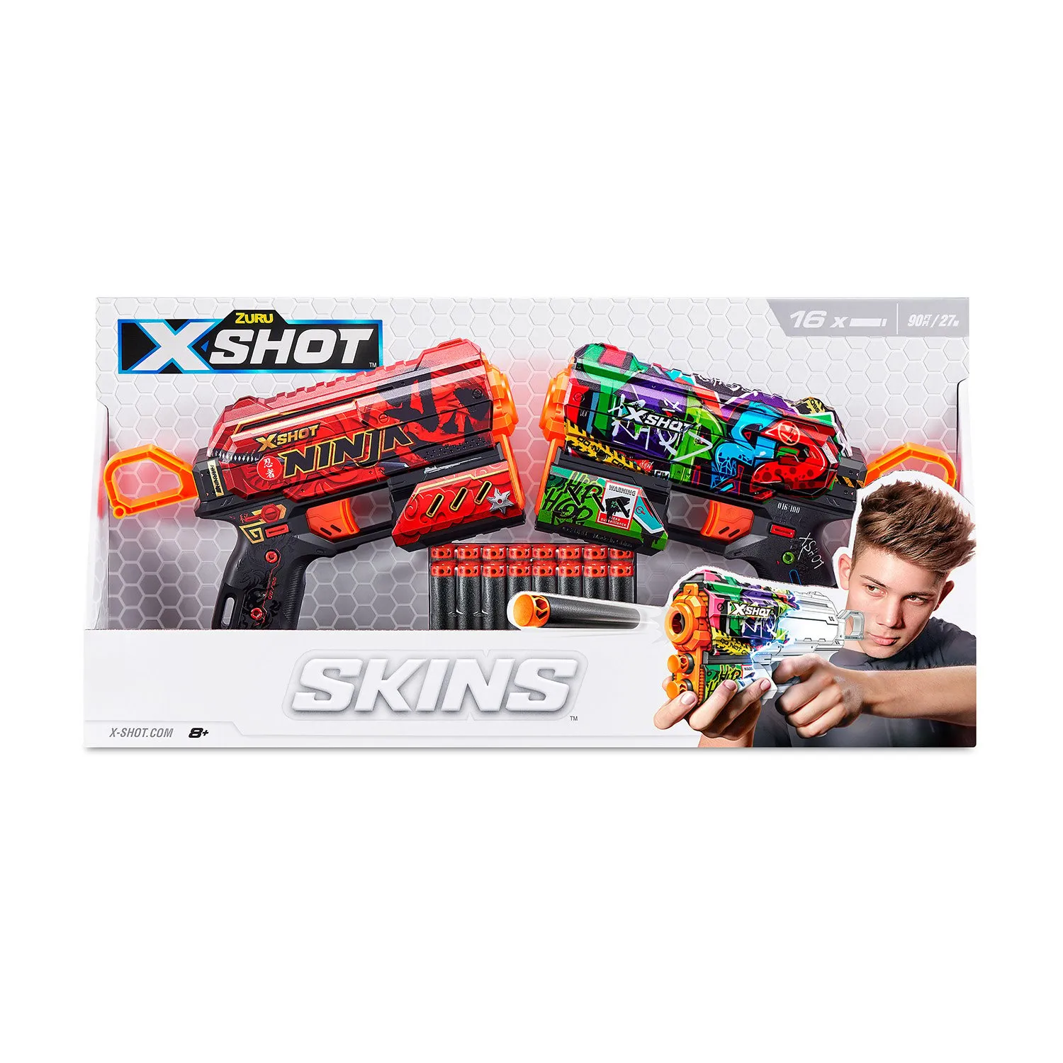 秀逸フラッシュ 　セット X SHOT Pack 2 Lanza Dardos Flux Skins X Shot | Falabella Chile