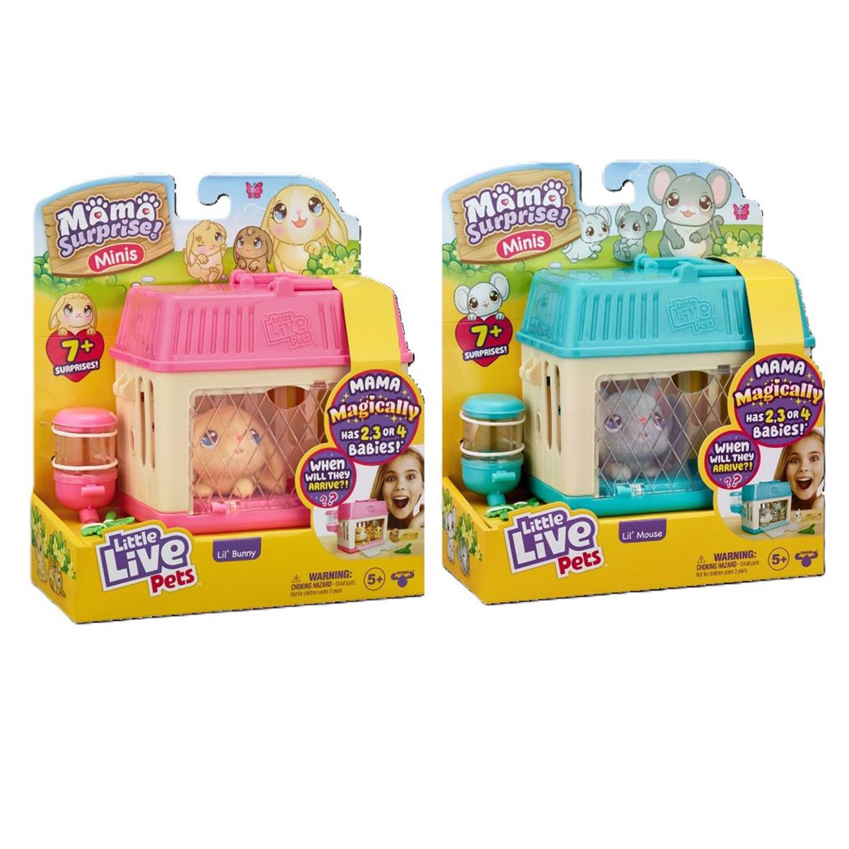 LITTLE LIVE PETS - Pets Mama Sorpresa Set Juego Mini S2 Little Live Pets
