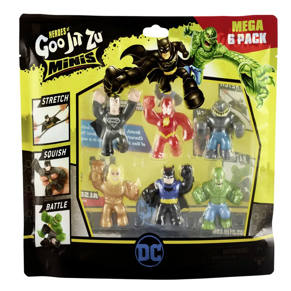 GOO JIT ZU - Dc Minis Mega X 6 Goo Jit Zu