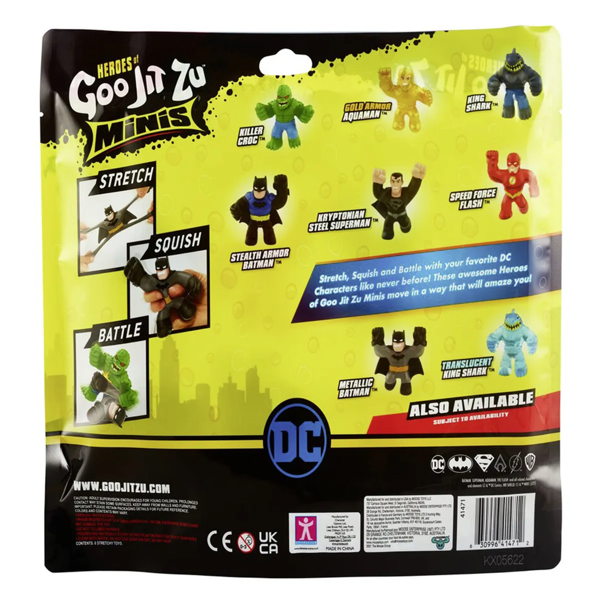 GOO JIT ZU - Dc Minis Mega X 6 Goo Jit Zu