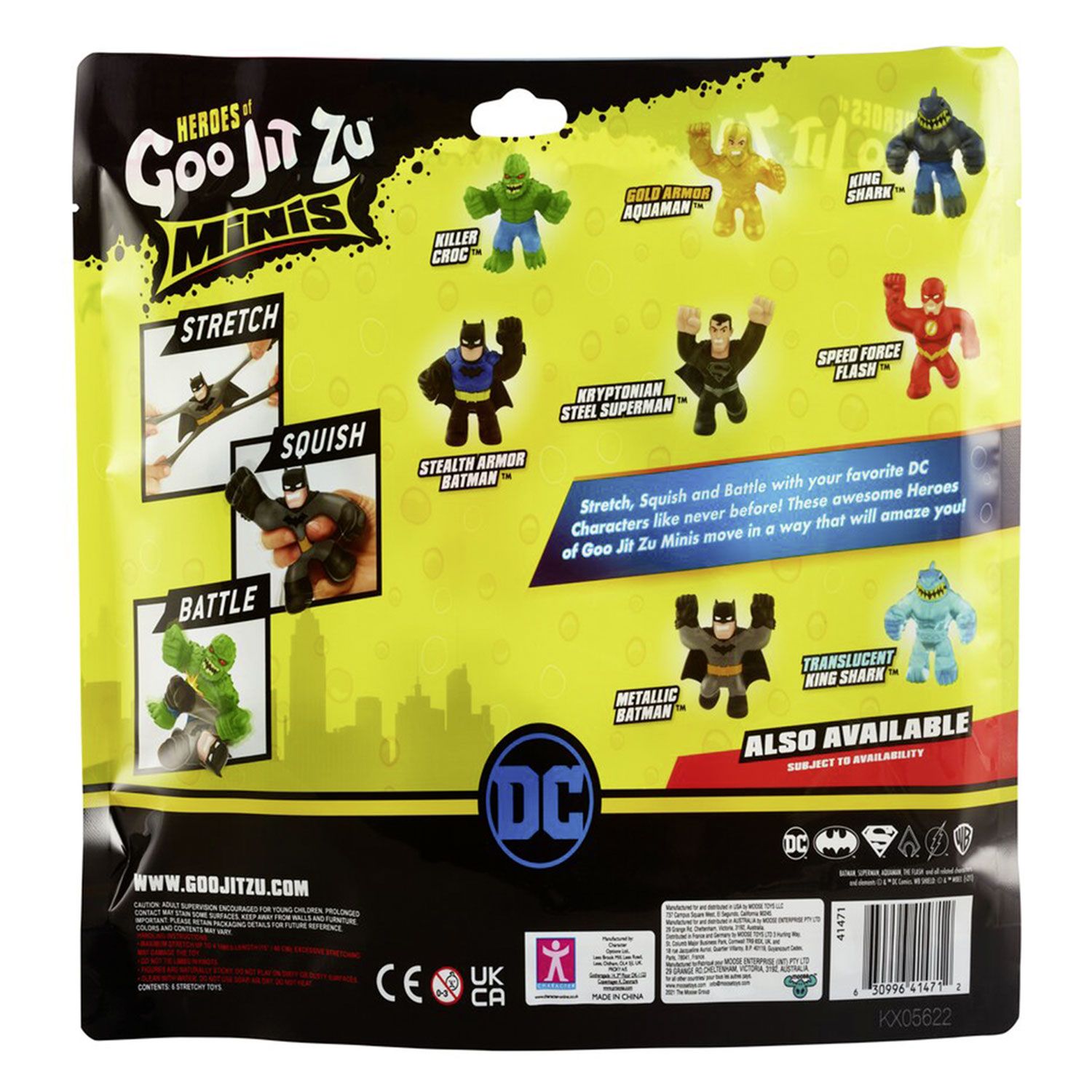 GOO JIT ZU Dc Minis Mega X 6 Goo Jit Zu | Falabella Chile