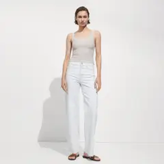 MANGO - Top Punto Canalé Mujer