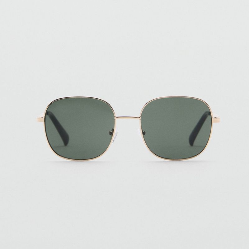 MANGO - Gafas de Sol Montura Metálica Mujer Mango