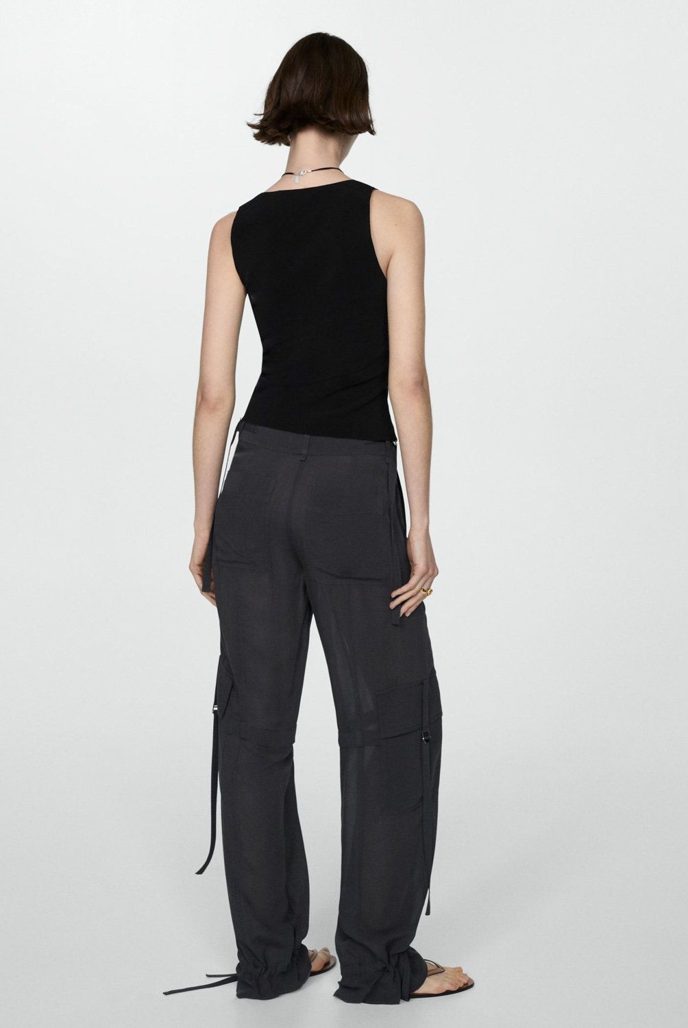 MANGO - Top Tirantes Anchos Mujer Mango