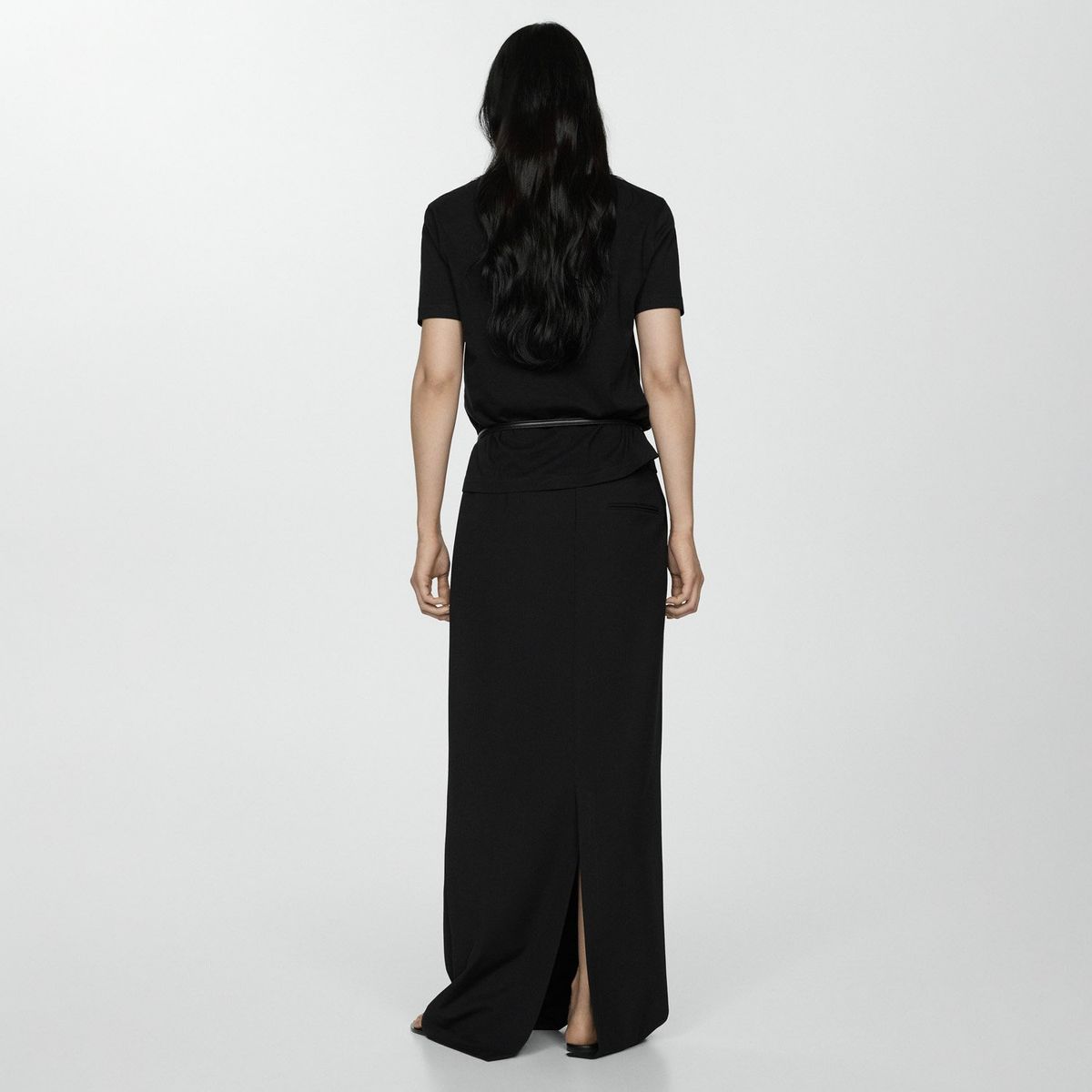 MANGO - Polera Manga Corta Mujer Mango