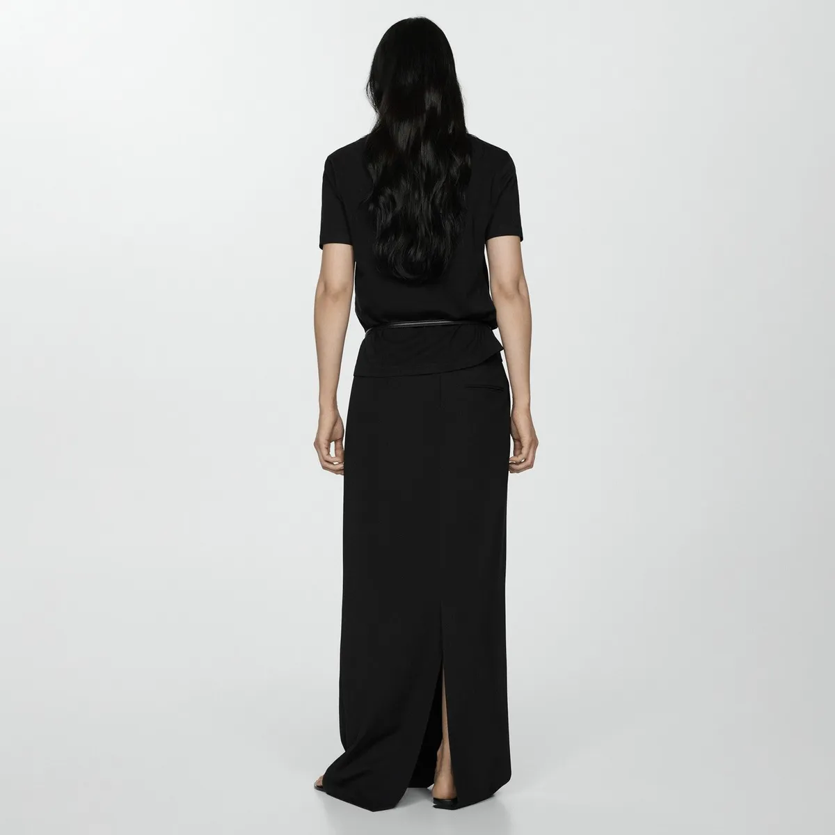 MANGO - Polera Manga Corta Mujer Mango