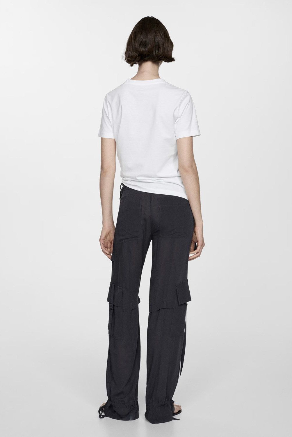 MANGO - Polera Manga Corta Mujer Mango
