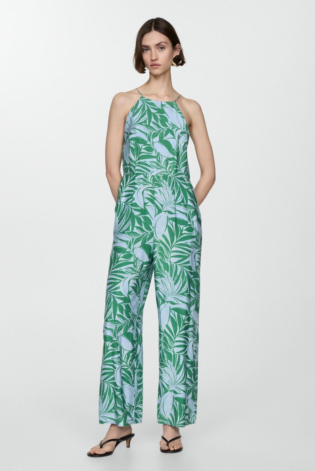 MANGO - Enterito Estampado Floral Mujer Mango
