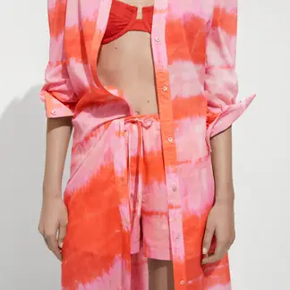 MANGO - Shorts Estampados Cintura Elástica Mujer