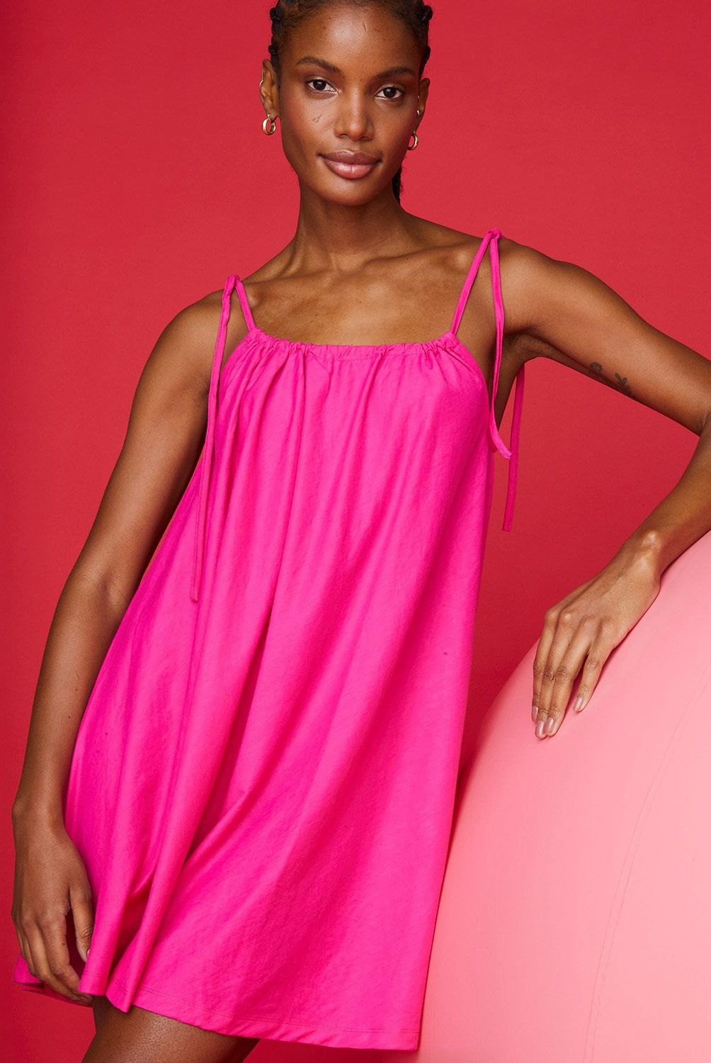 MANGO - Vestido Fluido Corto Mujer Mango
