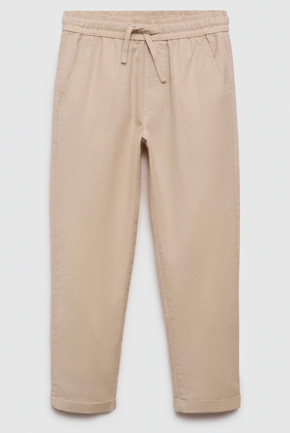 MANGO KIDS - Pantalón Lino Cintura Elástica Niño Mango Kids
