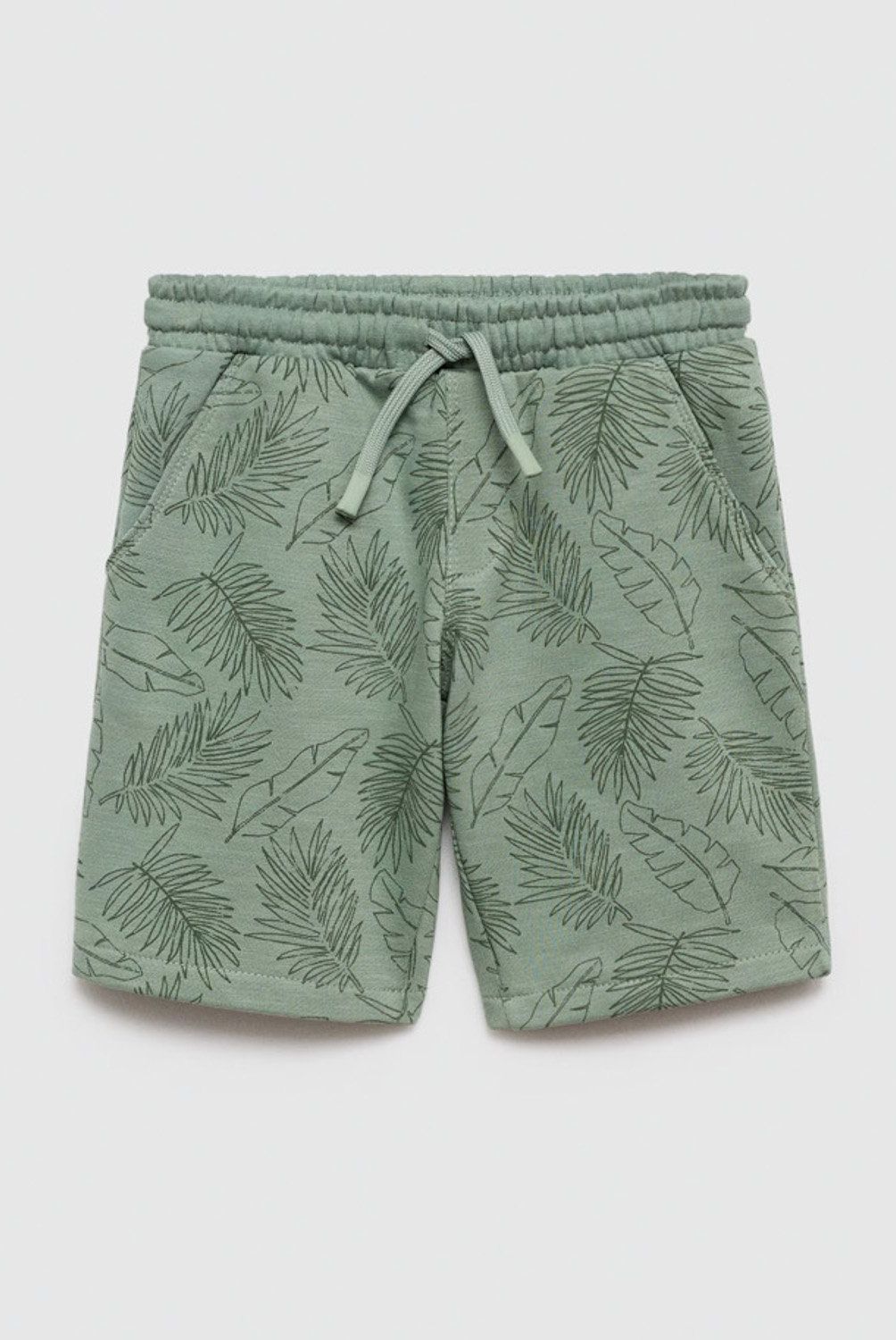 MANGO KIDS - Bermuda Estampado Hojas Niño Mango Kids