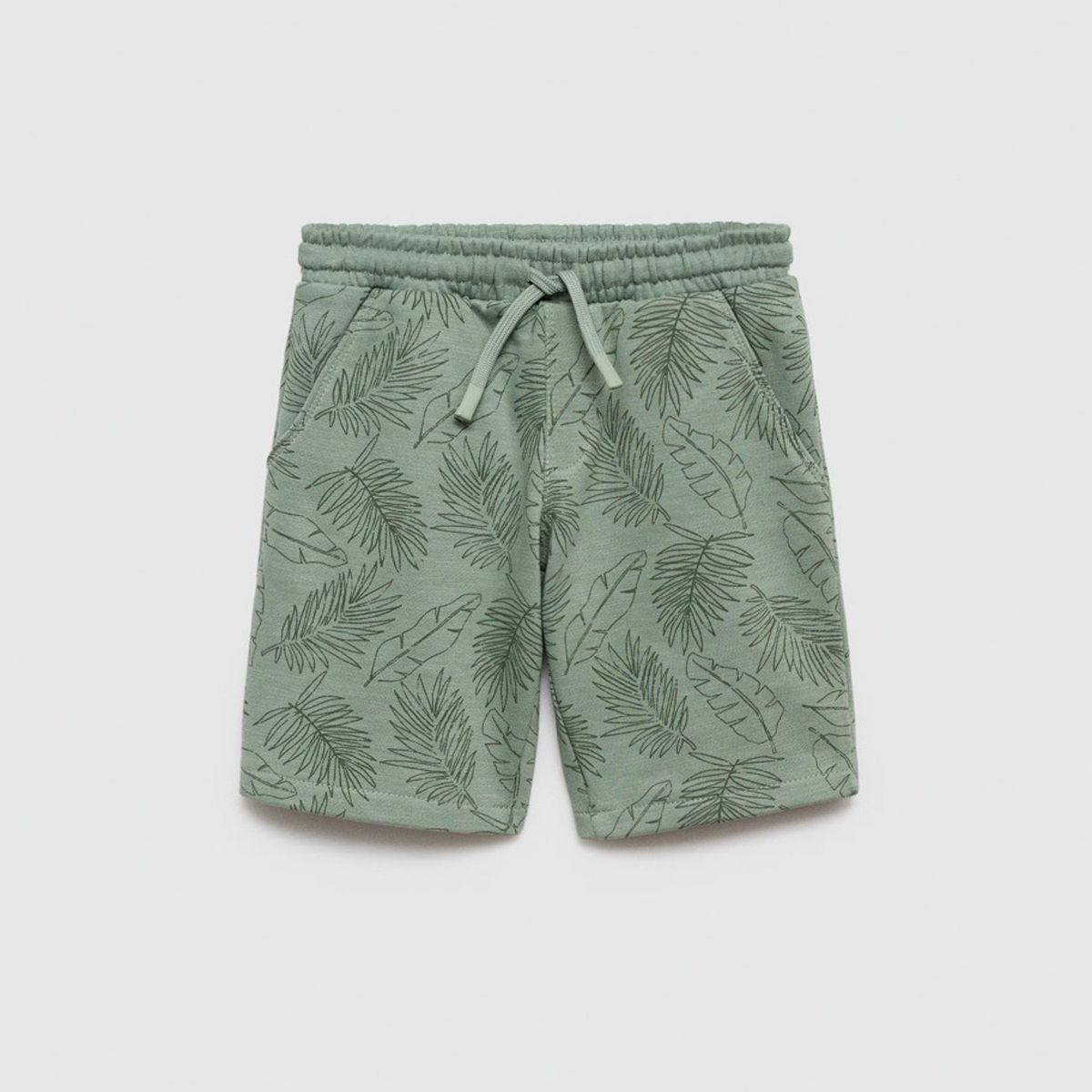 MANGO KIDS - Bermuda Estampado Hojas Niño Mango Kids