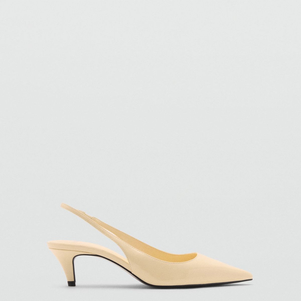 MANGO - Zapato Casual Mujer Amarillo Mango