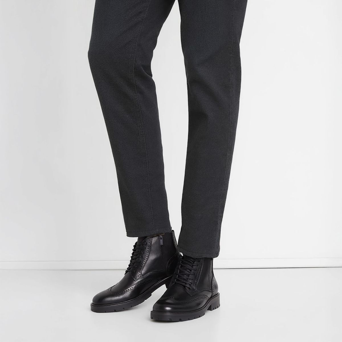 ALDO - Toney Bota Hombre Cuero Negro Aldo