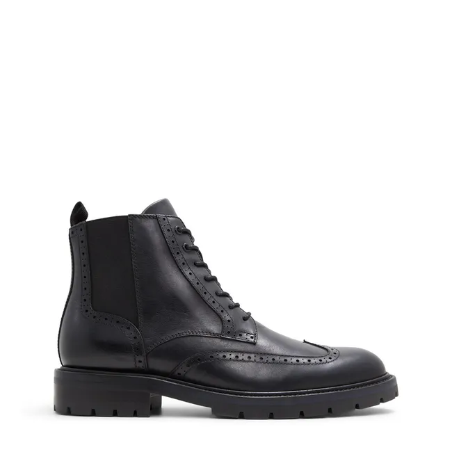 ALDO - Toney Bota Hombre Cuero Negro Aldo
