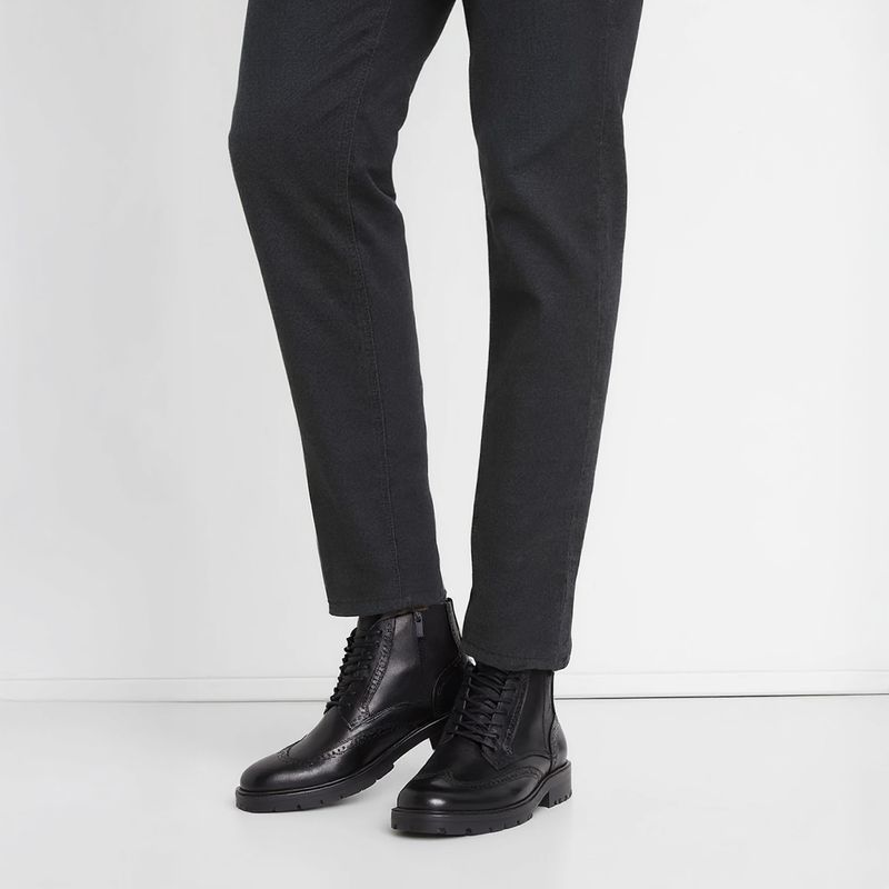 ALDO - Toney Bota Hombre Cuero Negro Aldo