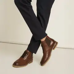 ALDO - Toney Bota Hombre Cuero Café