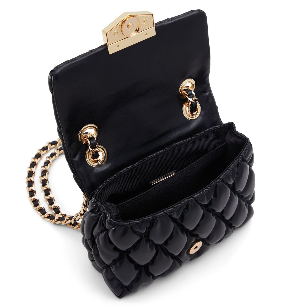 ALDO - Cartera Aerria Acolchada con Cadena Dorada Mujer Aldo