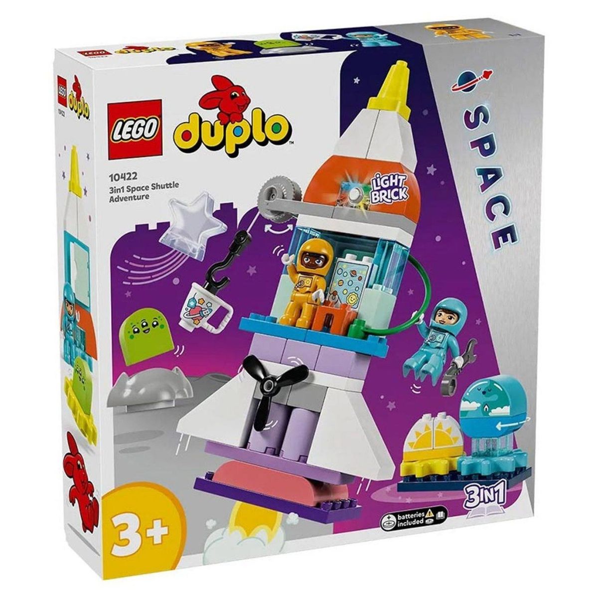 LEGO - Lego Duplo: Aventura en Lanzadera Espacial 3en1